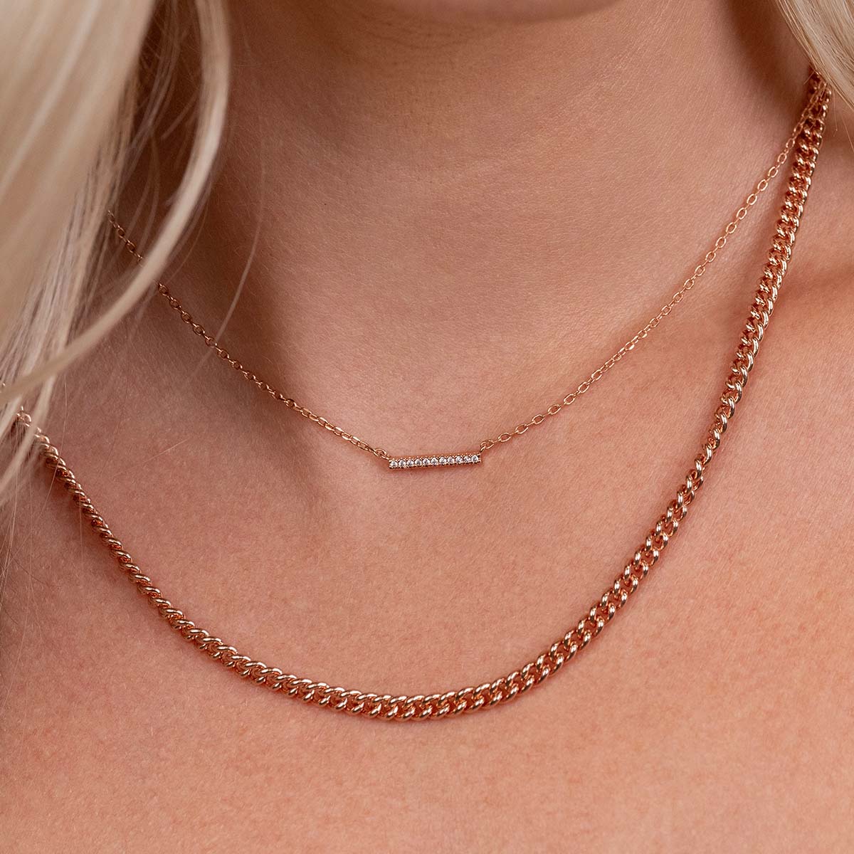 Pearich Classic 18k Rose Gold Plated Necklace