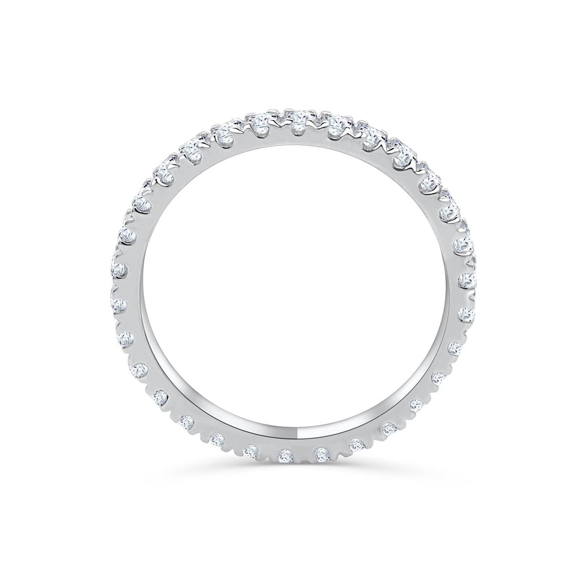 Pearich Eternity EngegaMent Ring - Silver