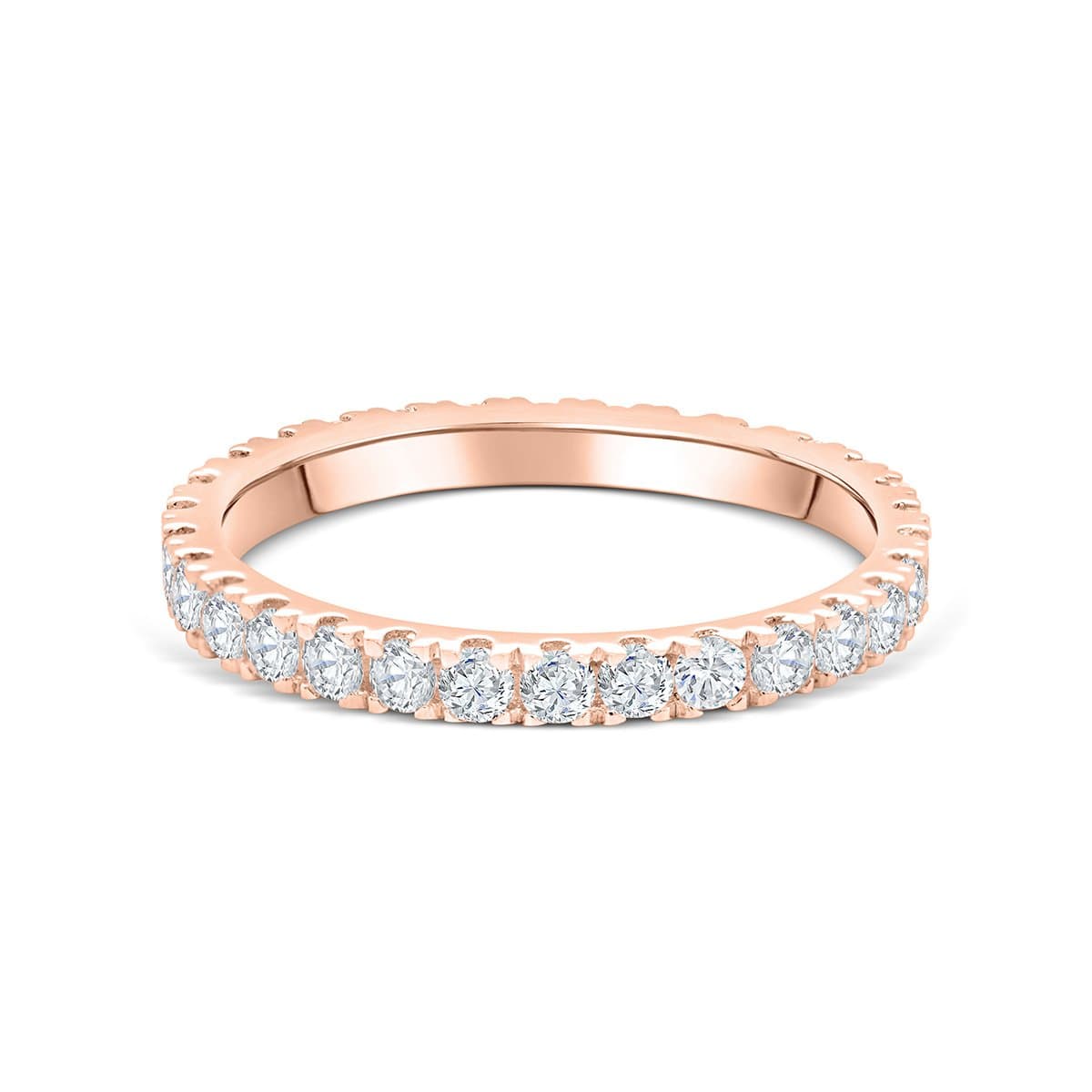 Pearich Rose Gold Eternity Promise Ring