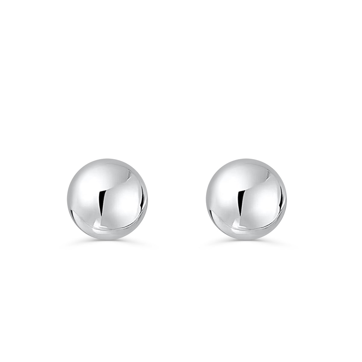 Pearich Brilliant Sterling  Silver Ball Earring