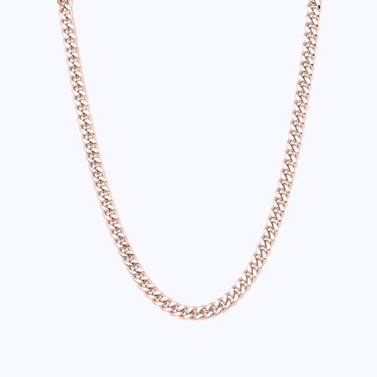 Pearich 18K Rose Gold Chain Necklace