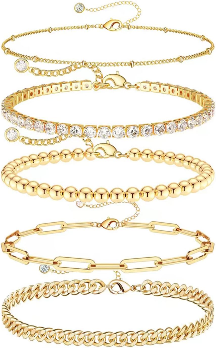 Pearich18K Gold Anklet for Women