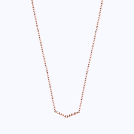 Pearich 18k Rose Gold Chain Necklace