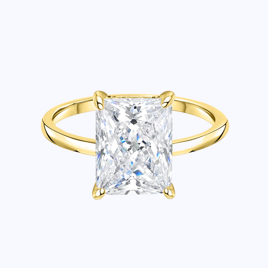 Pearich Gold Radiant Cut Wedding Ring