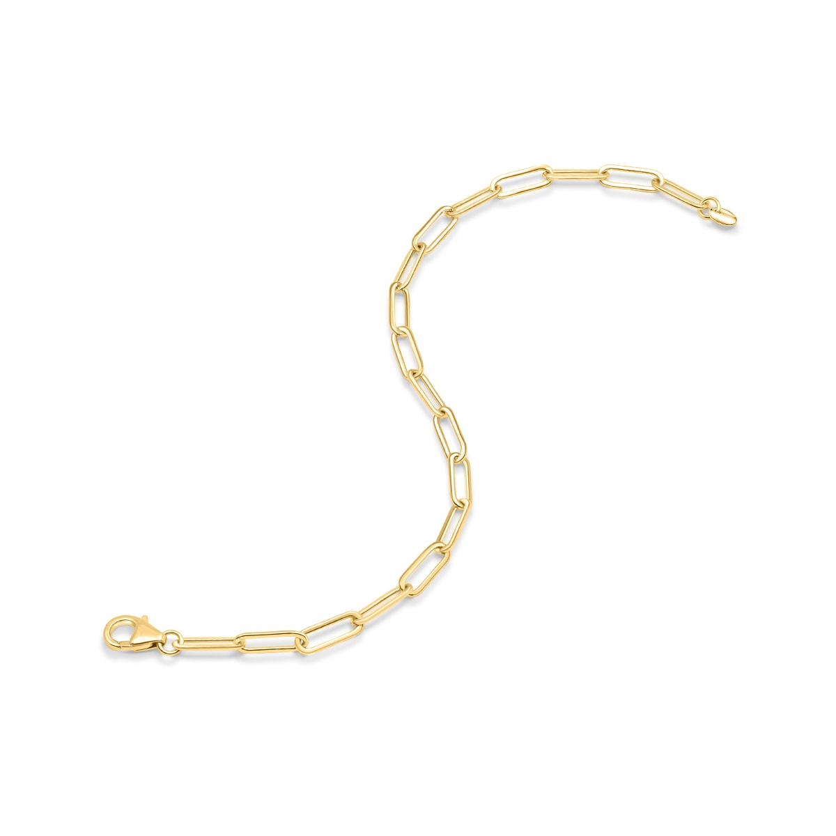 Pearich 18k Gold Chain Link Bracelet