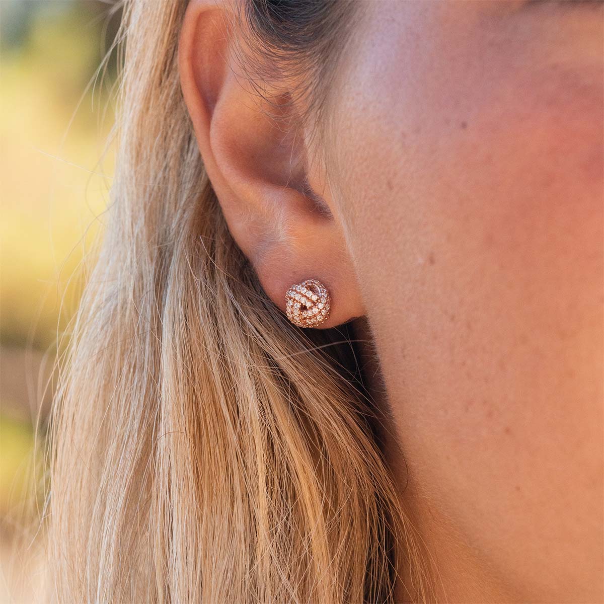 Pearich Rose Gold Stud Earring