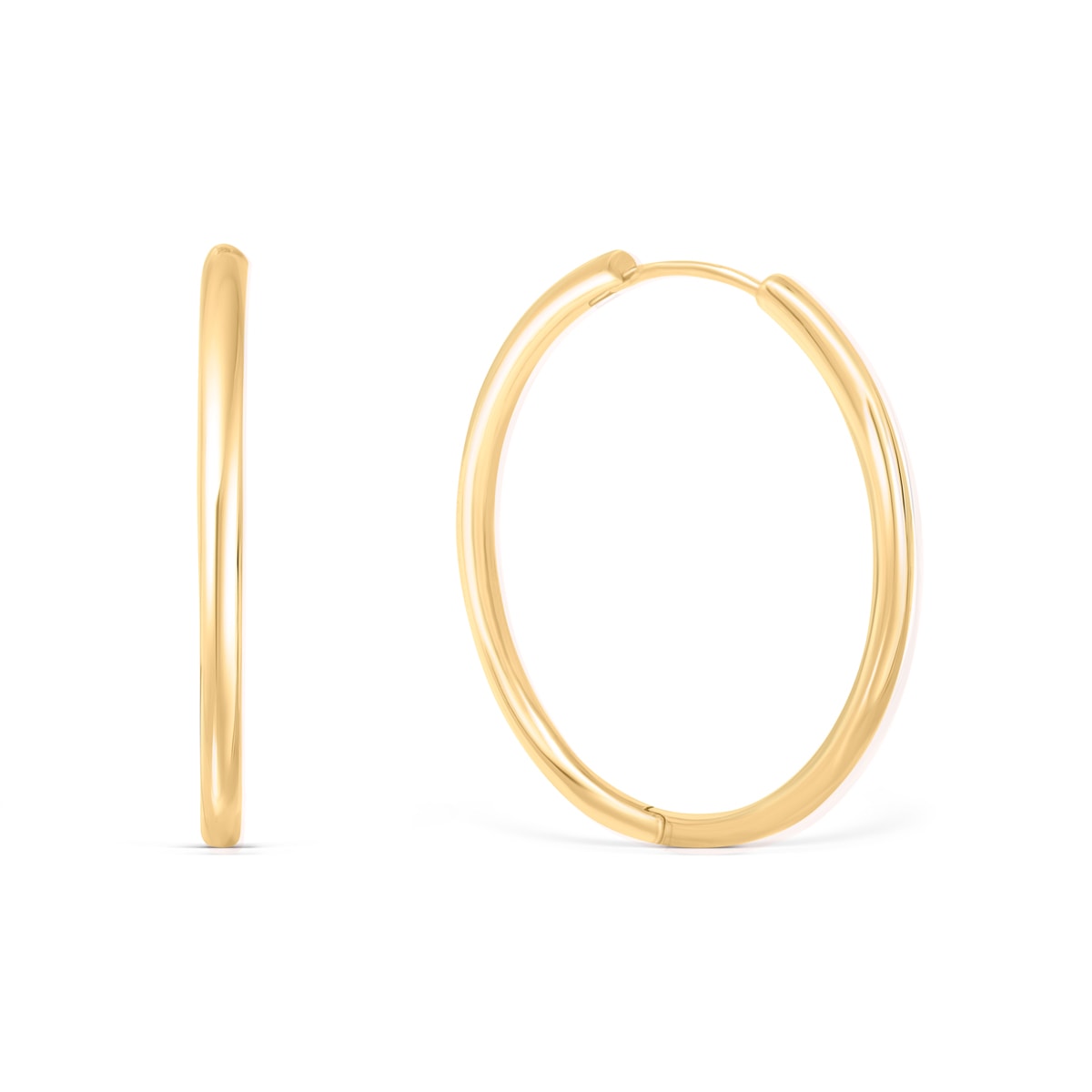 Pearich Gold Hoop Earring