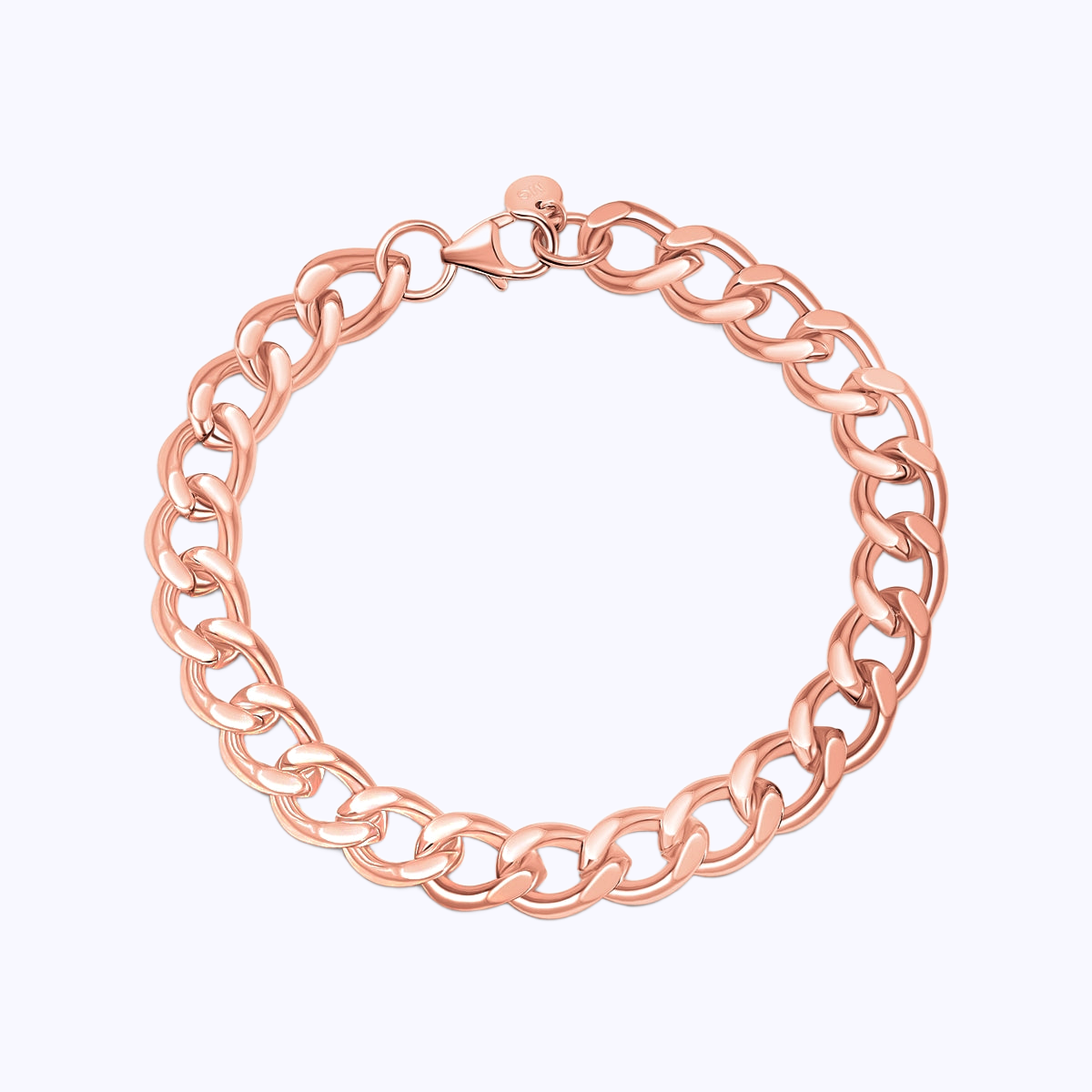 Pearich 18K Cuban Bracelets- Rose Gold