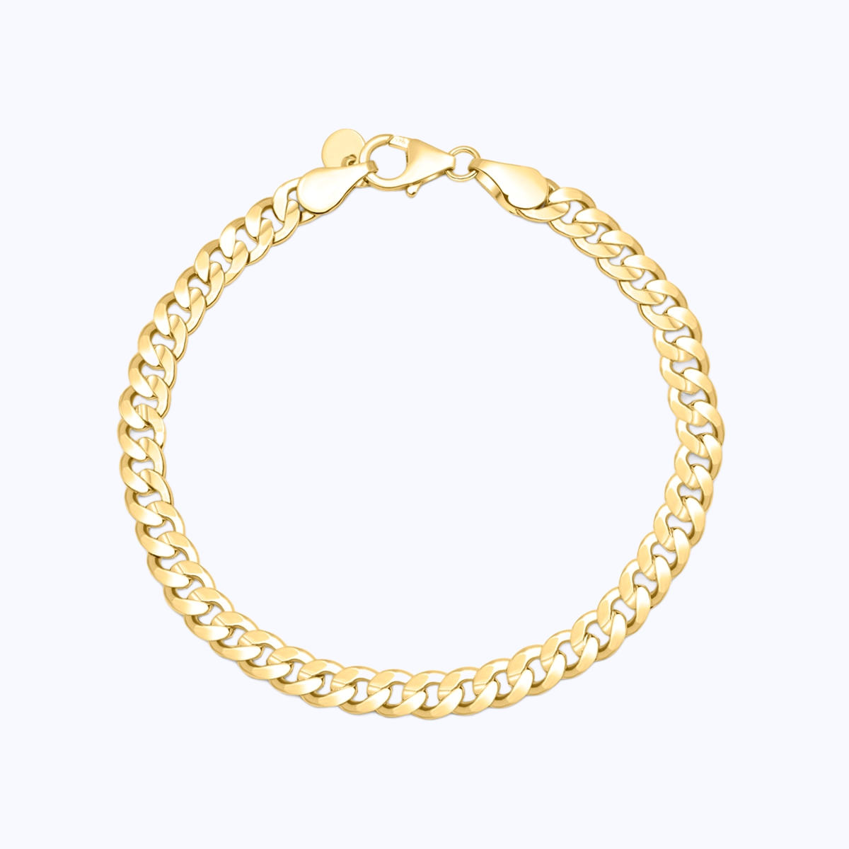 Pearich Gold Cuban Link Bracelet